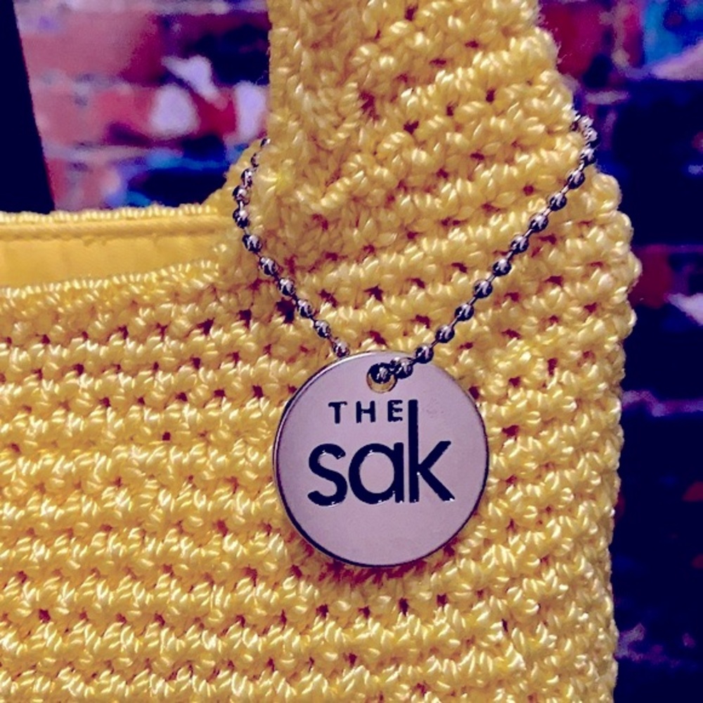 The SAK Crochet Yellow Purse